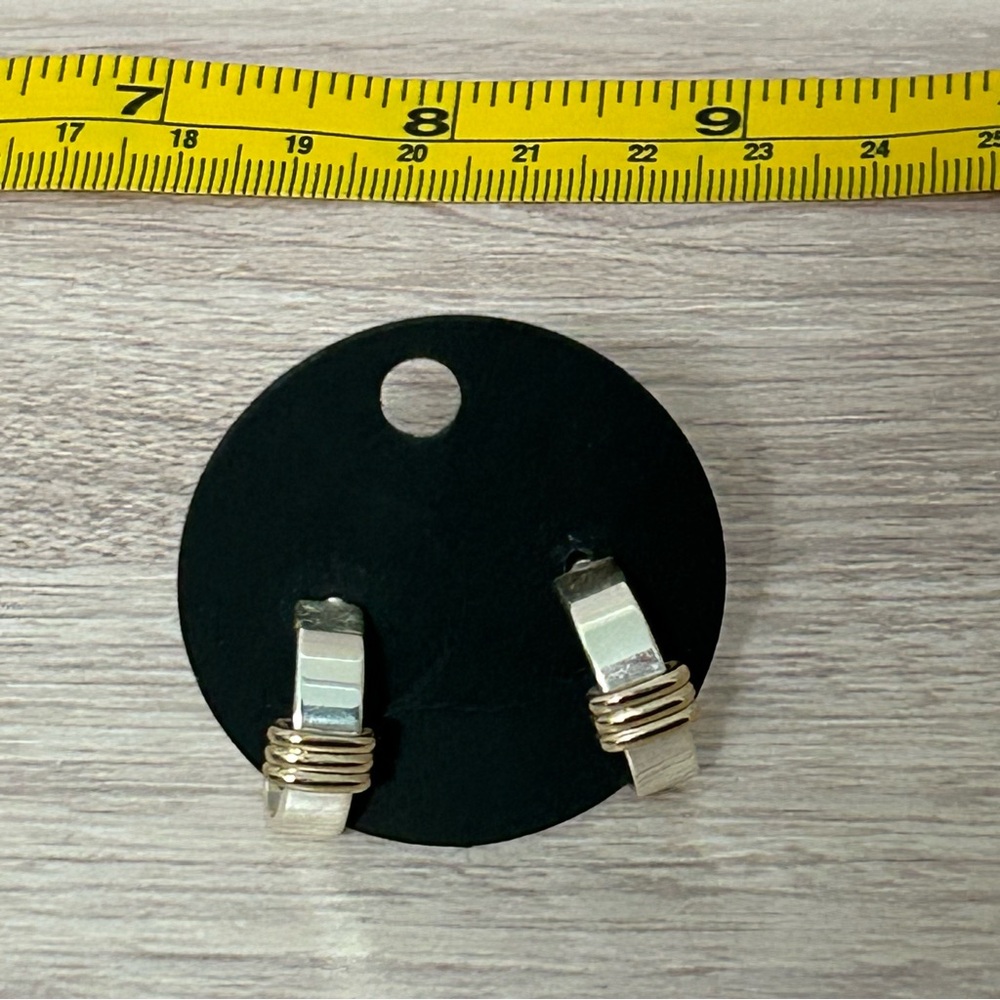Earrings silver-tone gold-tone small hoop